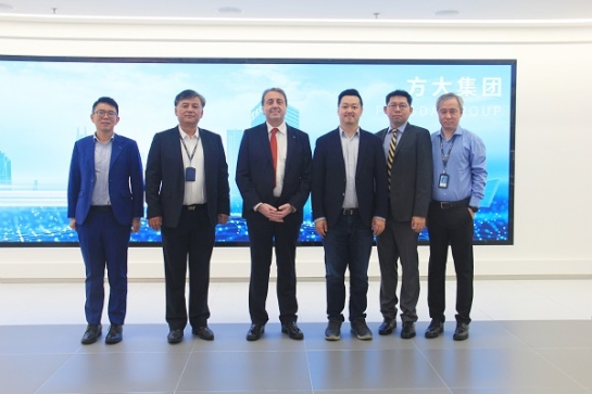 西门子交通有限公司亚太区首席执行官 Michel Obadia一行到访杏耀集团